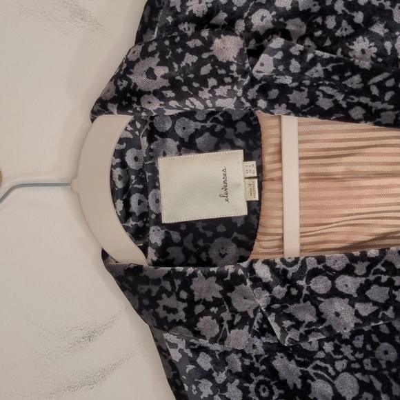 ANTHROPOLOGIE Elevenses Lumi Velvet Jacket 2 - Picture 5 of 11